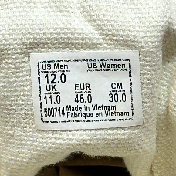 Vans Old Skool - Red Cream Checkerboard - Skate Shoes - Men’s 12 - GUC - Picture 2 of 8